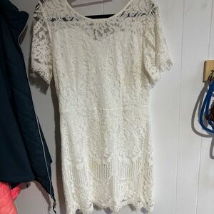 Women’s white dress